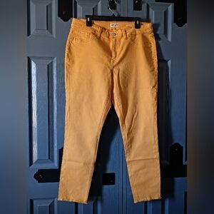 Warp + Weft Women's Vibrant Yellow Skinny Jeans